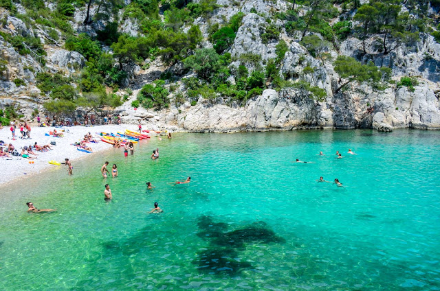Calanques-Cassispraia frança