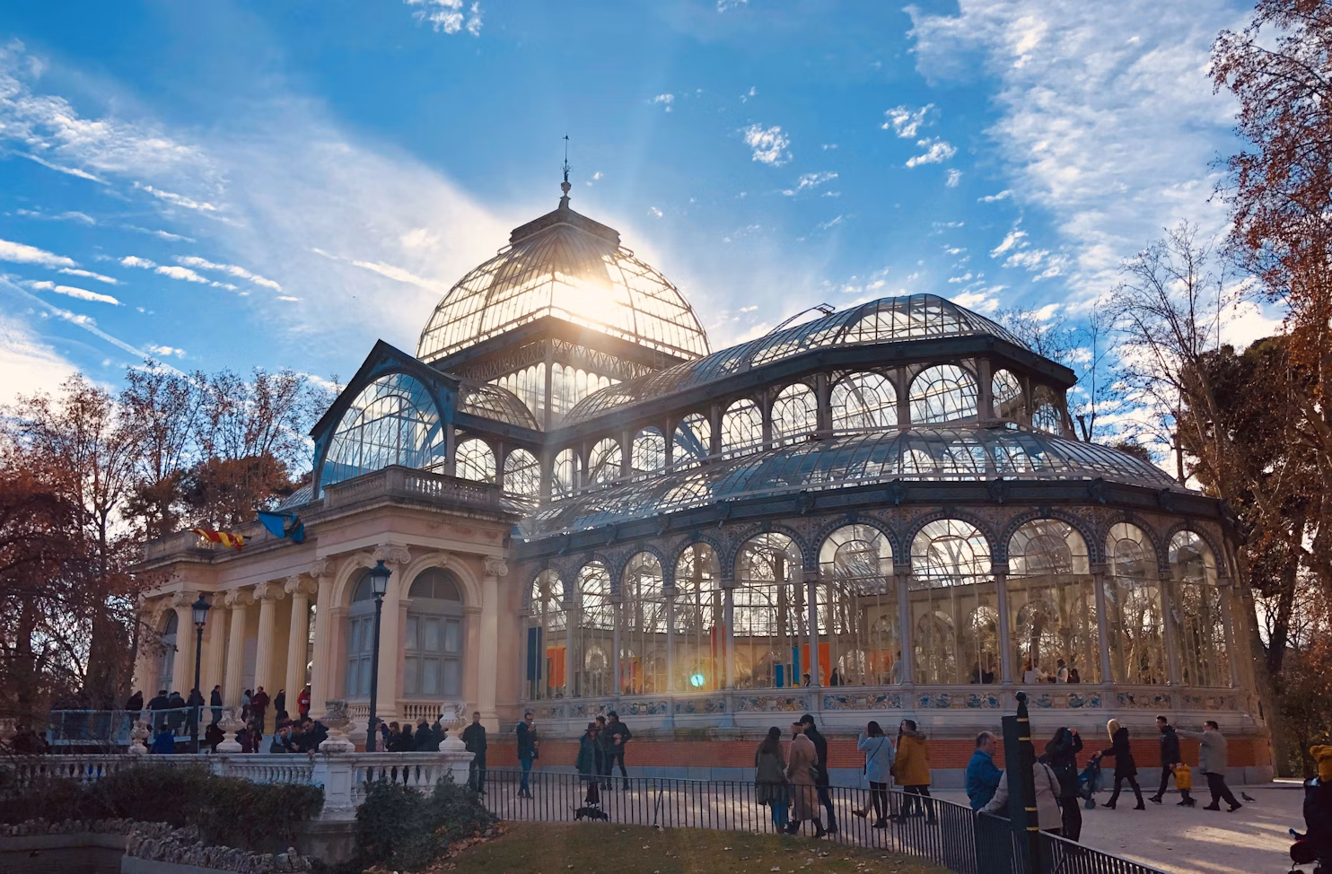 palcio cristal espanha m,adrid outono